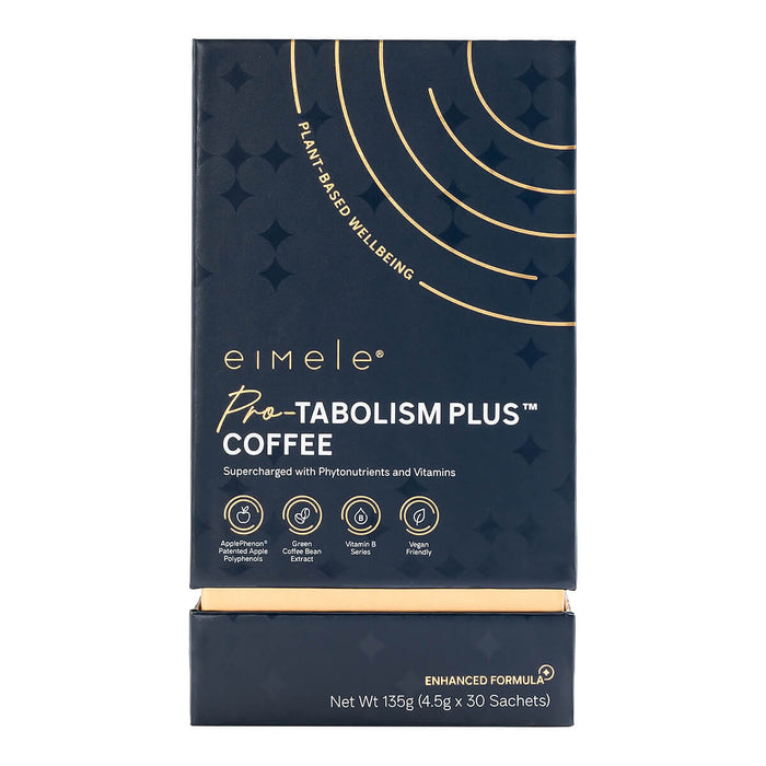 30 sachet box eimele Pro-Tabolism Plus Coffee, functional coffee blend with nutrients and vitamins.