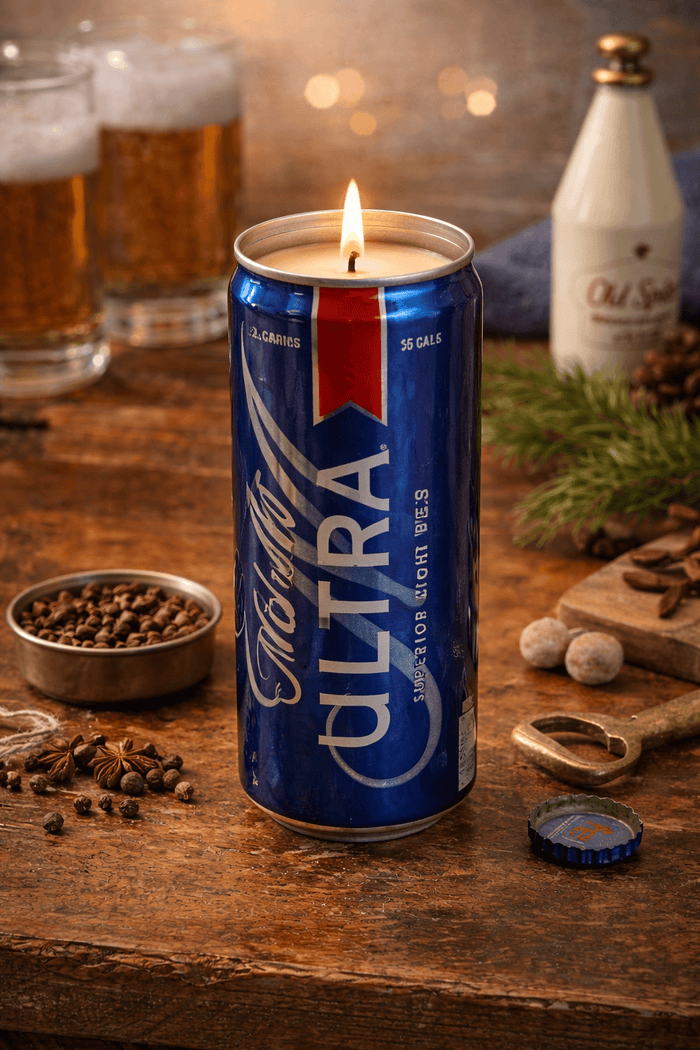 Reclaimed Beer Can Candle • 12oz