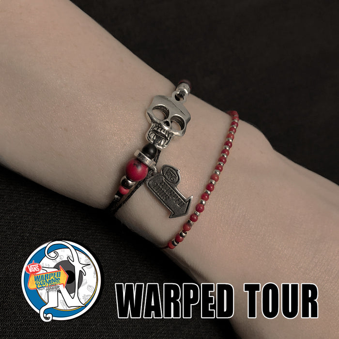 Red 2 Bracelet NTIO Bundle by Vans Warped Tour