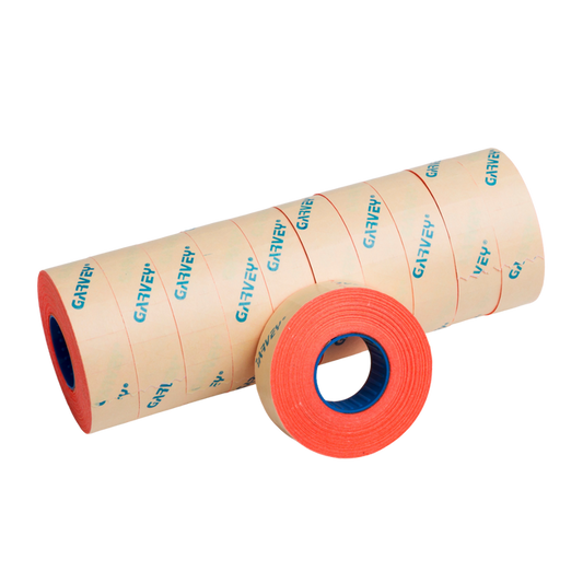 Red Blank Price Label