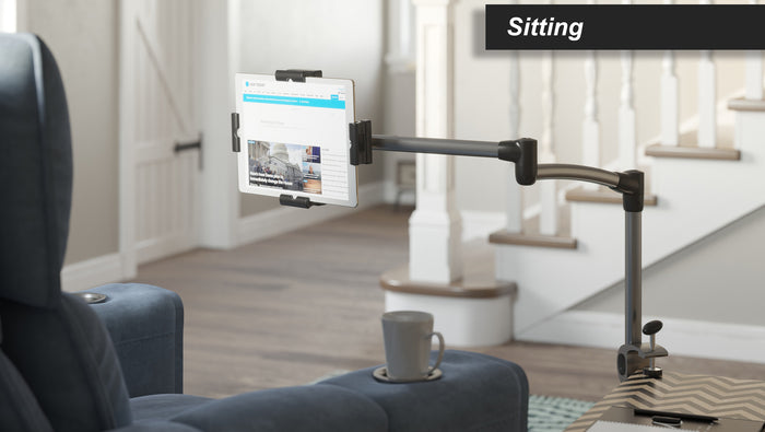 REFURBISHED LEVO G2 Table Clamp Tablet Stand - Gunmetal Black