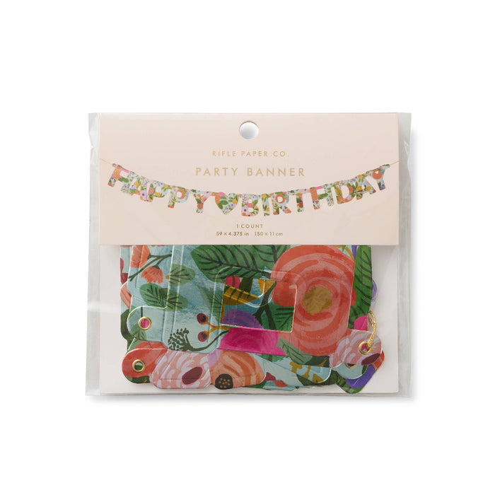 Rifle Paper Co - Garden Party Happy Birthday Banner