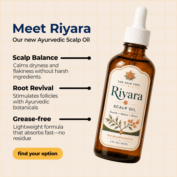 Riyara Scalp Oil & Dermastamp Set for Fuller - Looking HairThe Hair Fuel