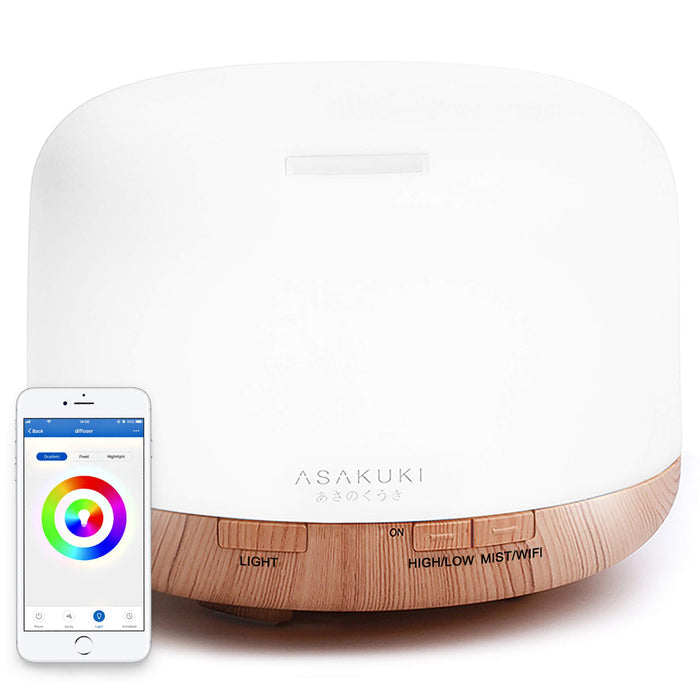 Rock Smart Wi-Fi Essential Oil Diffuser - Asakuki