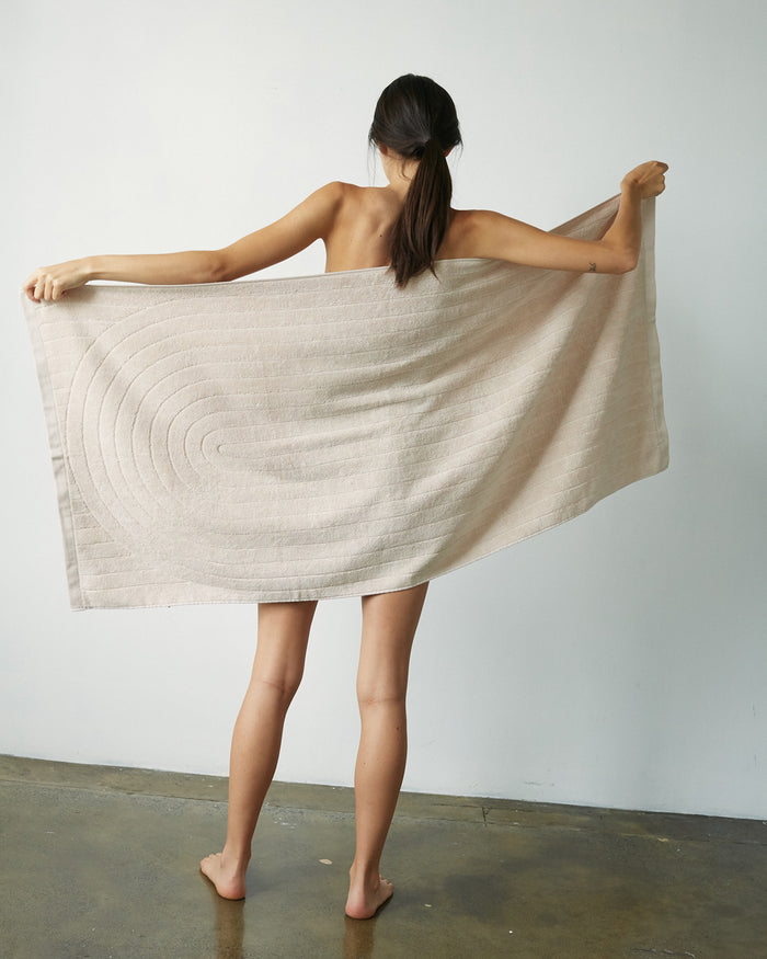 Sentinel Bath Sheet - Clay
