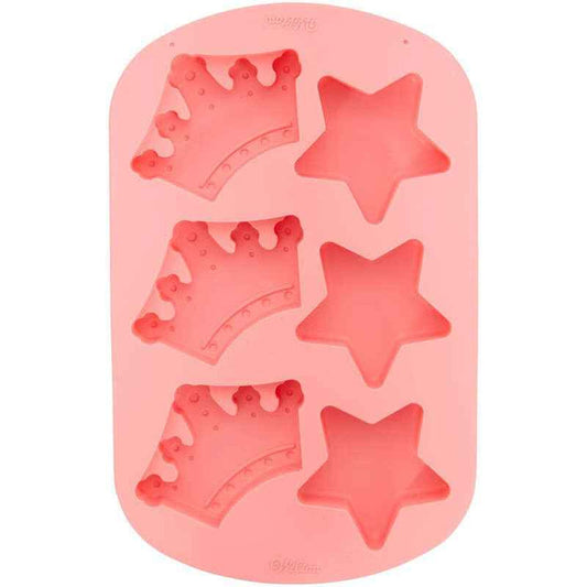 Silicone Soap Mold - Star and Crown