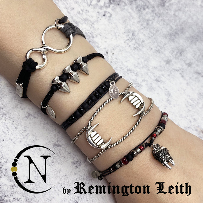 Silver Until Death NTIO Bracelet/Choker/Necklace by Remington Leith *9 More!