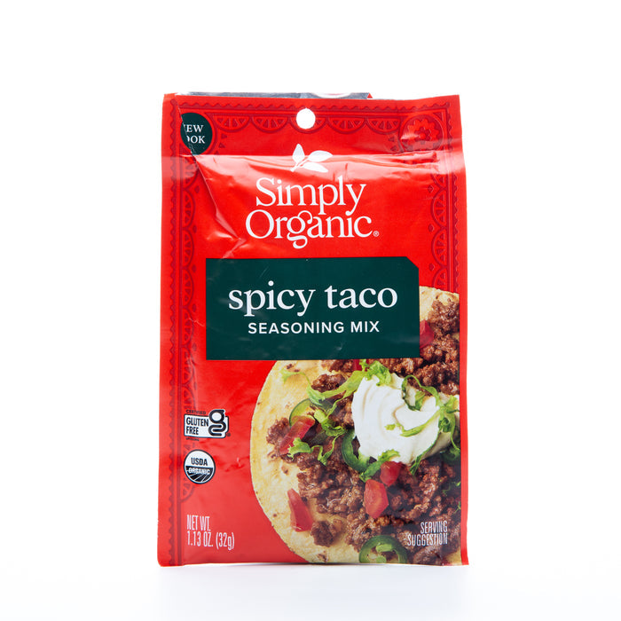 Simply Organic Spicy Taco Seasoning Mix 32g