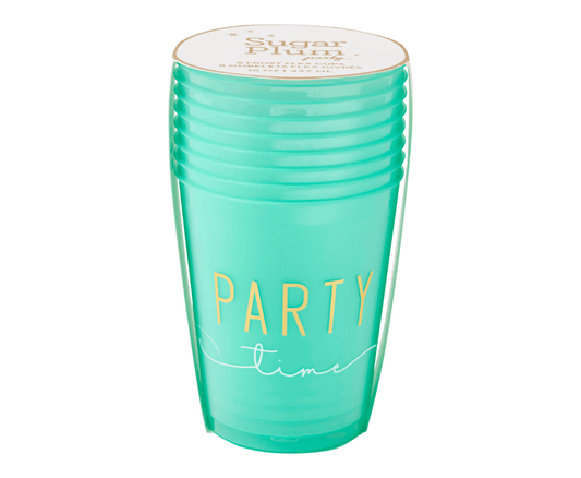 Sophistiplate - Cocktail Cheers Frost Flex Cups/8pk - Party Time