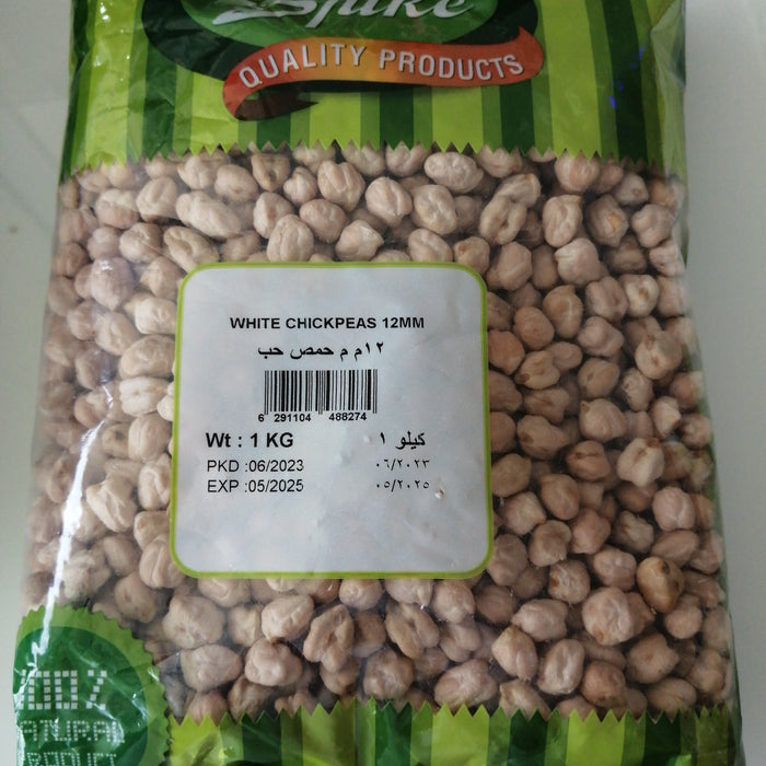 SPIKE WHITE CHICK PEAS 1KG