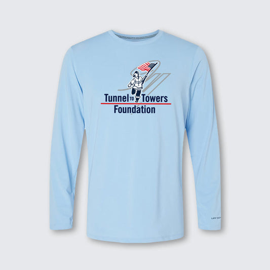 T2T Long Sleeve Performance Tee (Blue Mist) NEW!