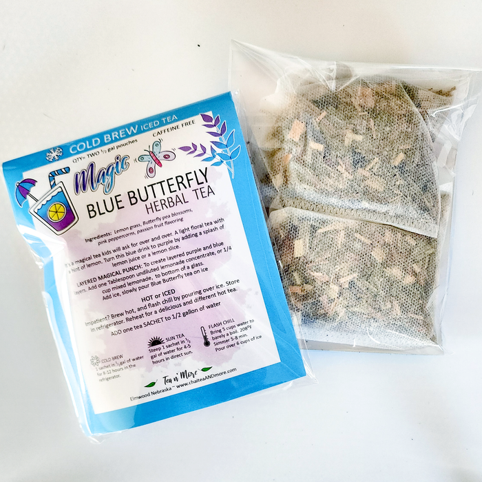 Tea n' More - Magic Blue Butterfly Tea - Cold Brew Tea