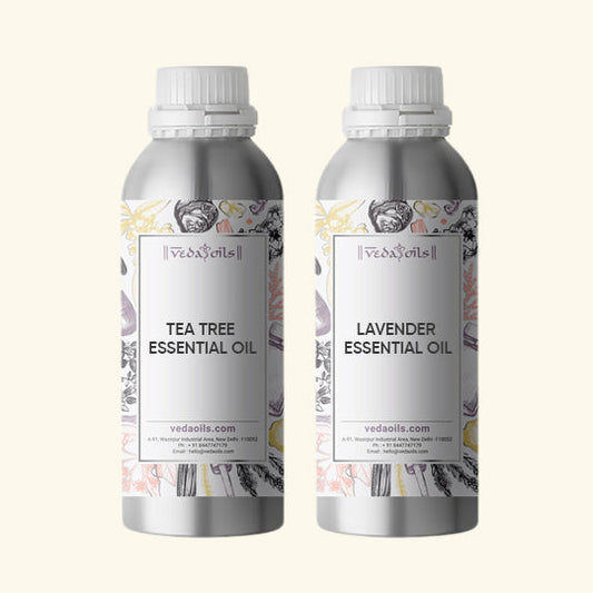 Tea Tree Oil + Lavender Essential Oil- Combo Pack
