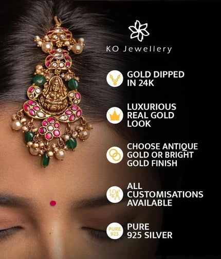 The Abha Silver Peacock Earrings