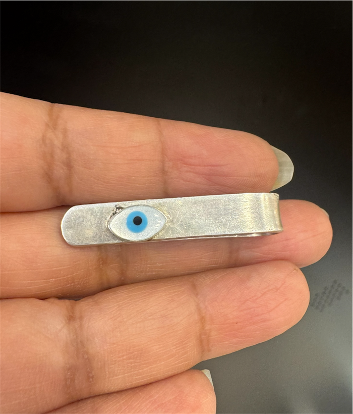 The Evileye Silver Tie-Pin