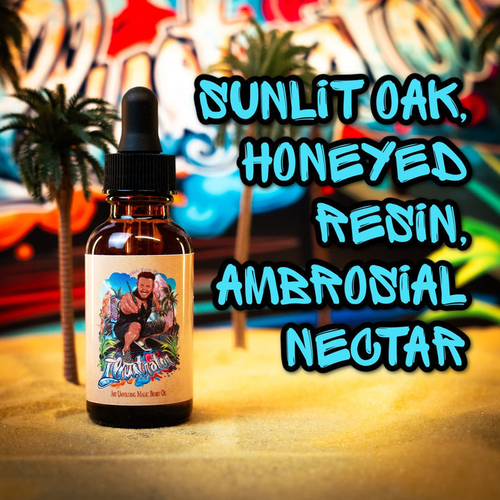 The Illustrator - Beard Oil - Sunlit Oak, Honeyed Resin, Ambrosial Nectar