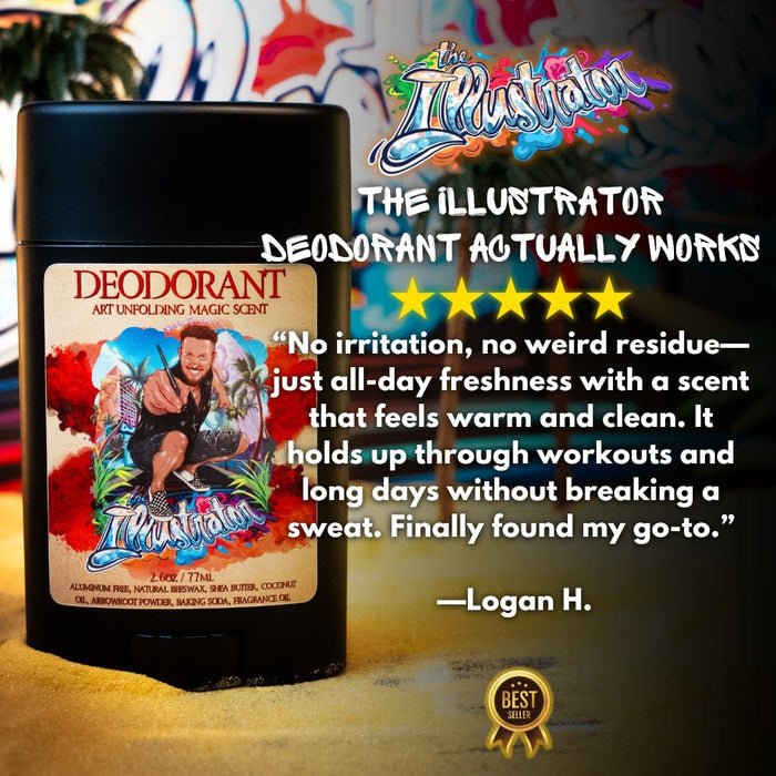 The Illustrator - Deodorant - Sunlit Oak, Honeyed Resin, Ambrosial Nectar