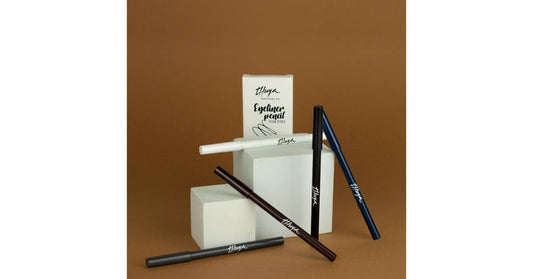 Thuya Kajal Eyeliner Pencils - 5pcs/set (black, white, blue, grey, brown)