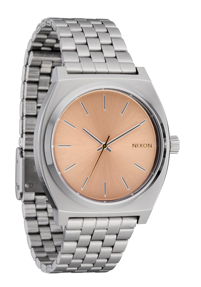Time Teller - Silver / Coral