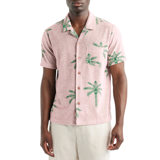 Towel Terry Resort Shirt Pink