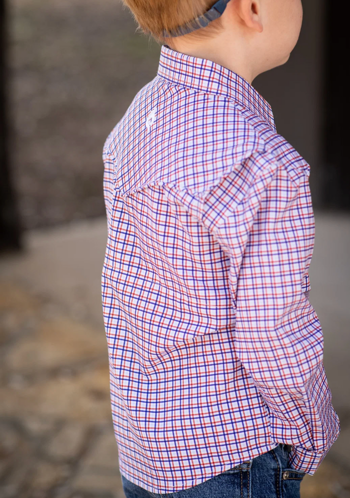 Trinity Plaid Pearl Snap Shirt