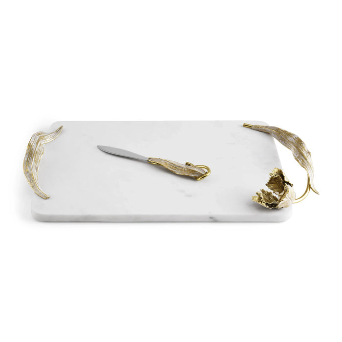 Michael Aram Tulip Cheeseboard w/ Knife