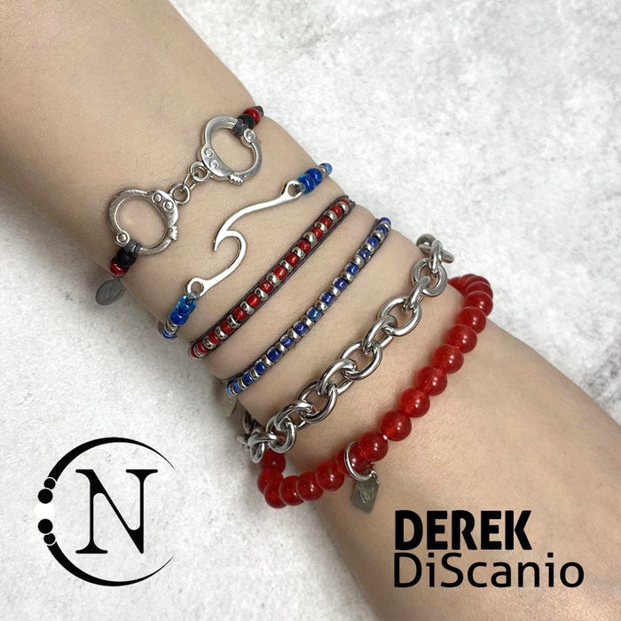 Wash Away All the Thoughts Red NTIO Bracelet  by Derek Discanio - RETIRING