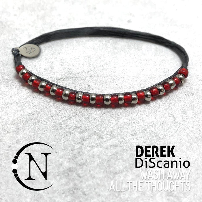 Wash Away All the Thoughts Red NTIO Bracelet  by Derek Discanio - RETIRING