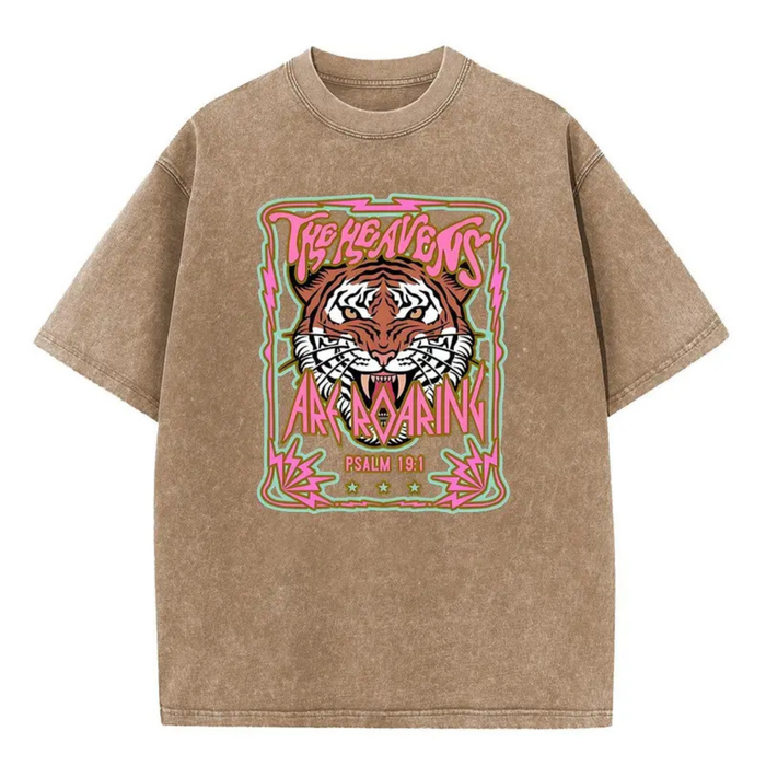 Wayii Fashion "The Heavens" Tiger T-Shirt - Teezioo