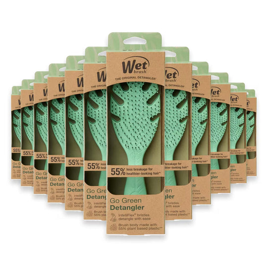 Wet Brush Go Green Detangler Brush – 1 Count – 24 Pack