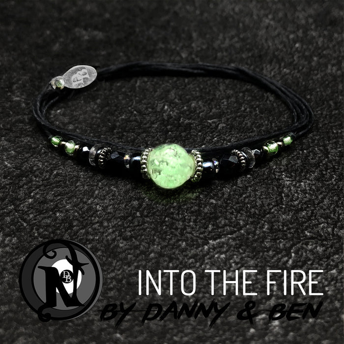 White Into the Fire NTIO Bracelet By Danny Worsnop and Ben Bruce