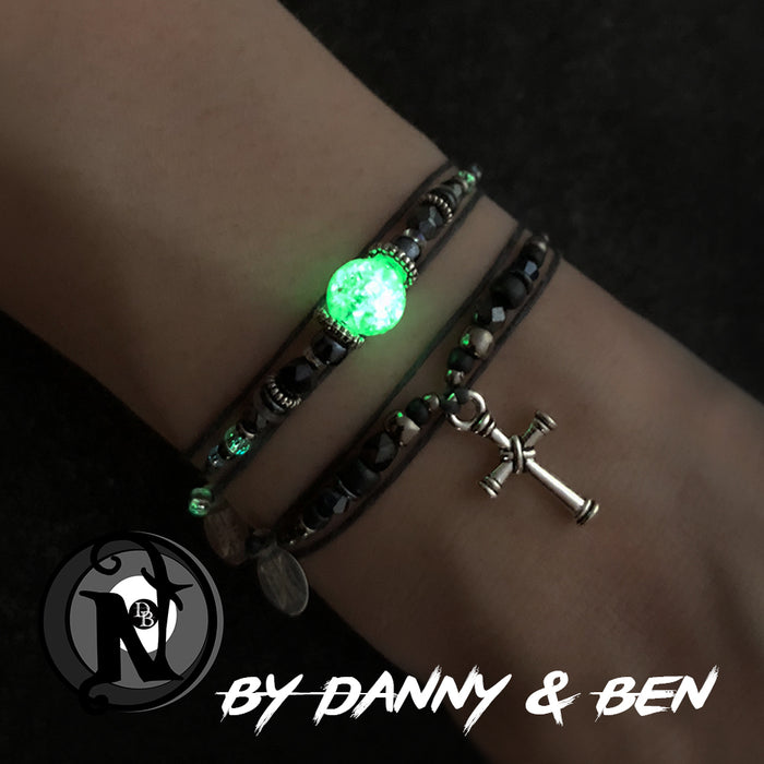 White Into the Fire NTIO Bracelet By Danny Worsnop and Ben Bruce