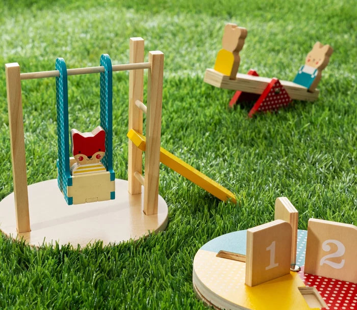 Petit Collage - Wooden Play Set - At The Park - Lifestyle Cut 1