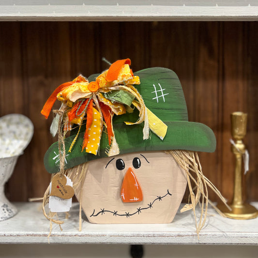 Wooden Scarecrow Sitter