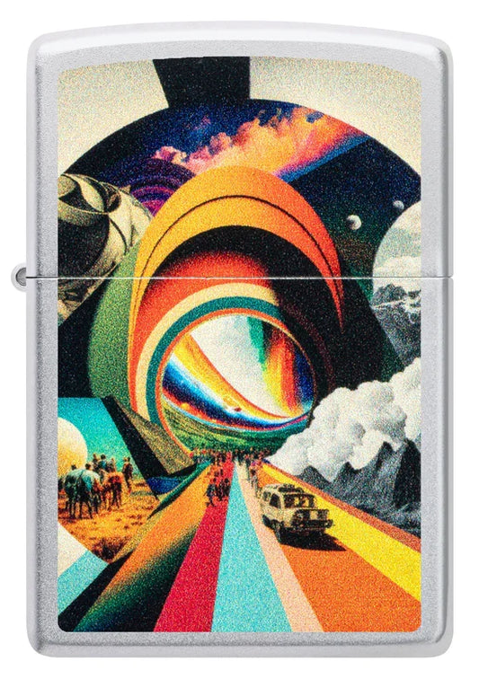 Zippo Counter Culture Psychedelic Travel - 46578