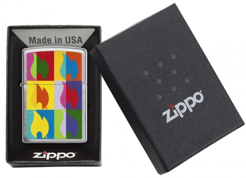 Zippo Design Abstract Flames - 29623 (dc)