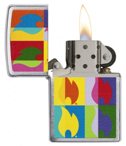 Zippo Design Abstract Flames - 29623 (dc)