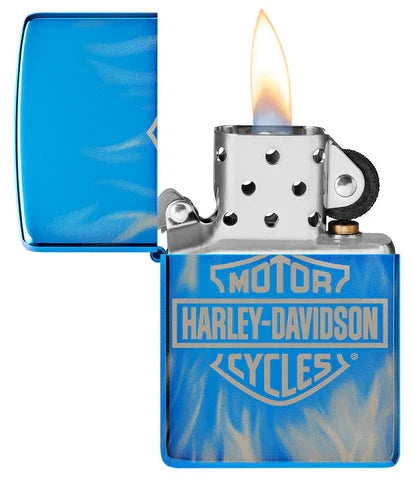 Zippo Harley Davidson Blue - 49469