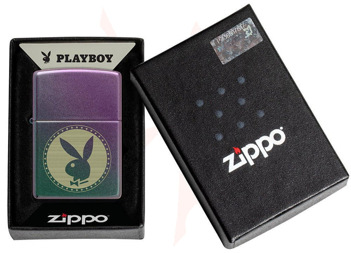 Zippo Playboy Purple And Green - 48380