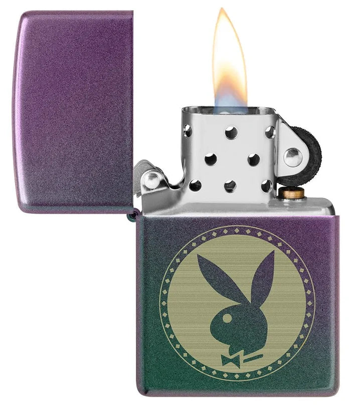 Zippo Playboy Purple And Green - 48380