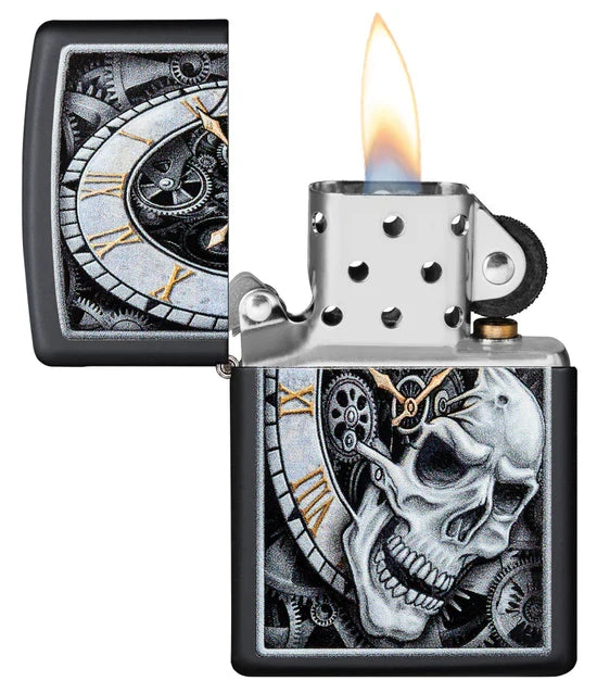 Zippo Skulls Clock Skull Design - 29854