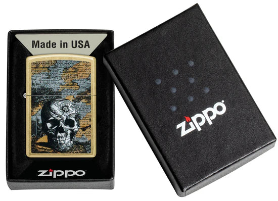Zippo Skulls Floral Design - 46577