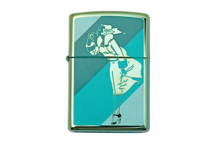 Zippo Windy Design Teal - 48457